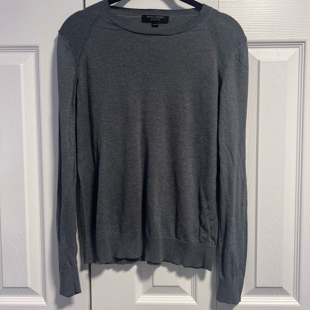 Women's Banana Republic Silk Cotton Long Sleeved Sweater